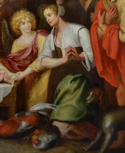 Nativité Adoration des Bergers - atelier de Gaspar de Crayer (1582 - 1662) - Louis XIII